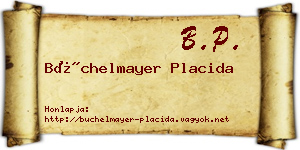 Büchelmayer Placida névjegykártya
